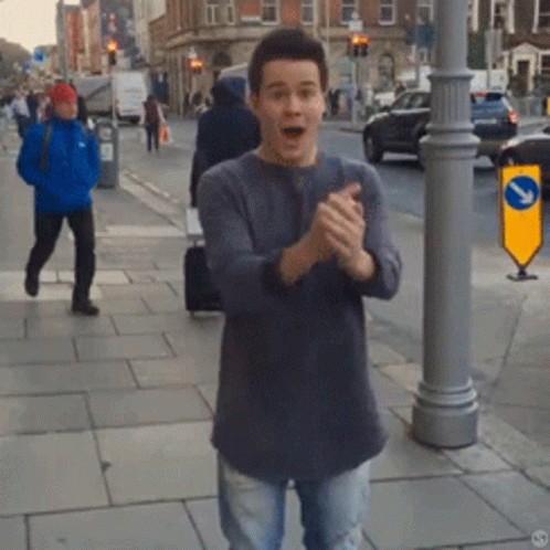 Man Flip On The Street GIF