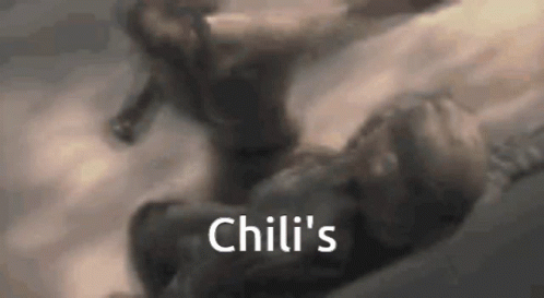 Man Flying Through Air with Chili's