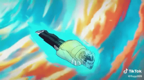 Man Flying With Sword GIF