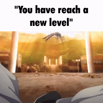 Man Flying With You Have Reached a New Level
