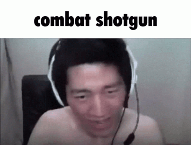 Man Frustrated Combat Shotgun GIF