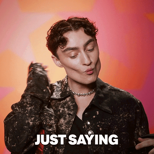 Man Funny Face Just Saying GIF