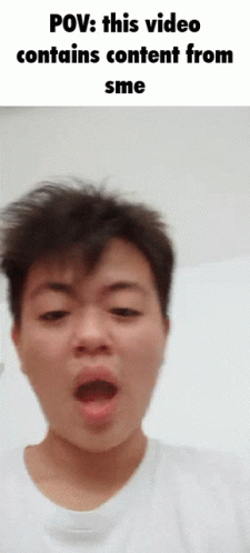 Man Funny Face POV