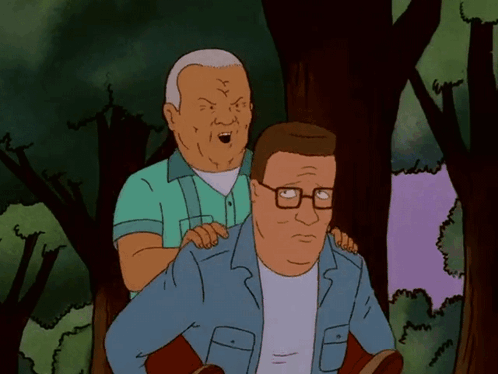 Man Giving Massage in Woods
