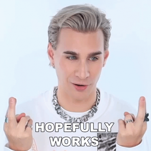 Man Giving Middle Finger Hopefully Works GIF