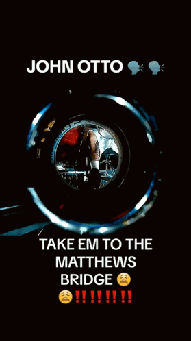 Man Giving Middle Finger John Otto Take Em To The Matthews Bridge GIF
