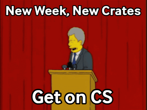 Man Giving Speech New Week New Crates Get On CS GIF