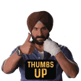 Man Giving Thumbs Up
