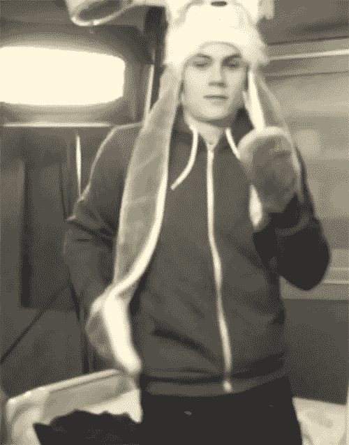 Man Glasses Beanie I Know You're Sick of Walking