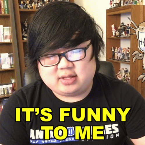 Man Glasses Black Shirt It's Funny Into Mees