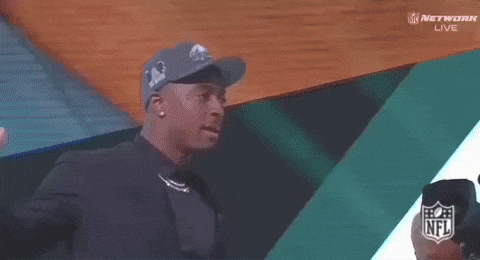 Man Got Nfl Auto Draft Went On Stage GIF