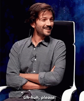 Man Gray Shirt Arms Crossed Saying Uh-Huh, Please
