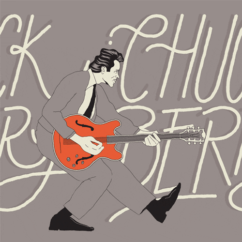 Man Guitar Strumming Rock And Roll GIF