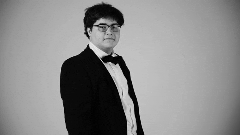 Man Gving Peace Sign Disappear GIF