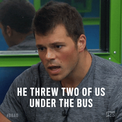 Man He Threw Two Of Us Under The Bus GIF