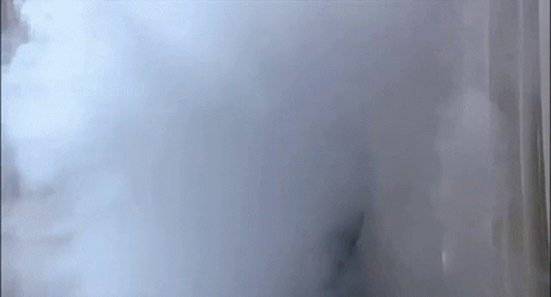 Man Hiding In The Mist GIF