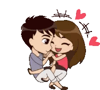 Man Holding and Kissing Woman