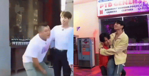 Man Holding Another Man