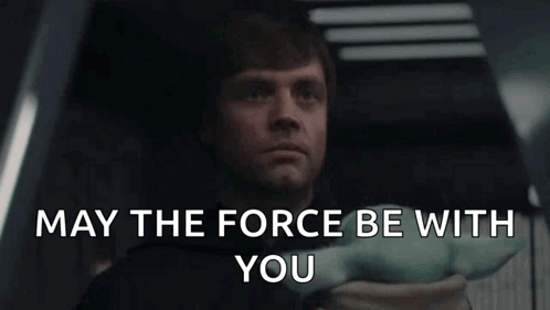 Man Holding Baby May The Force Be With You