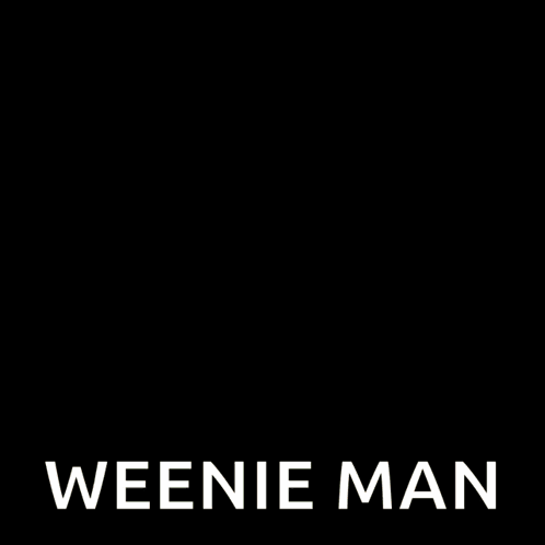 Man Holding Basketball On Tennis Court Saying Weenie Man GIF