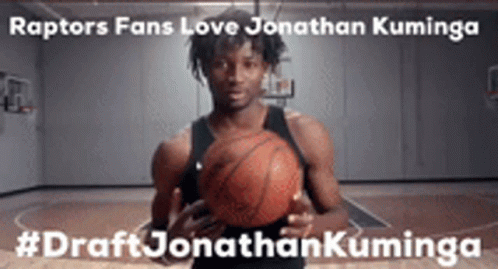Man Holding Basketball Raptors Fans Love Jonathan Kuminga