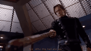 Man Holding Bat Saying No Who The Hell Are You