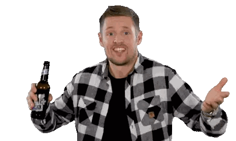 Man Holding Beer Bottle