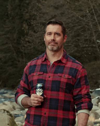 Man Holding Beer No! GIF
