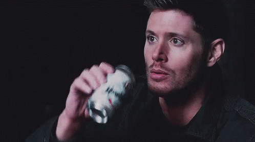 Man Holding Can Of Beer GIF
