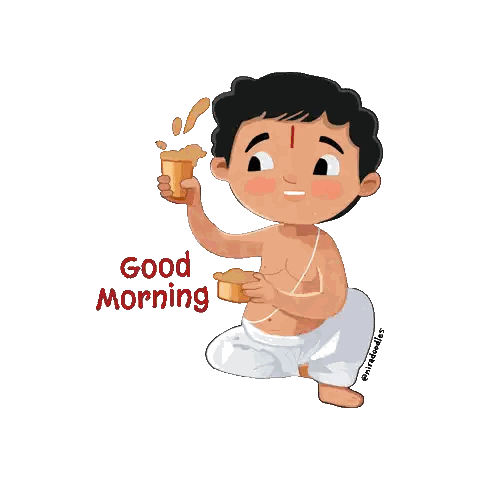 Man Holding Coffee Good Morning