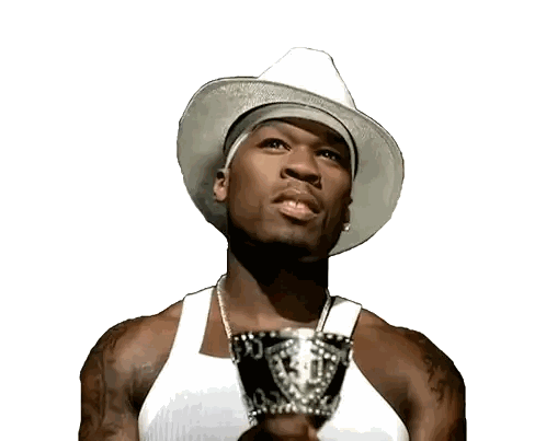 Man Holding Cup in White Hat
