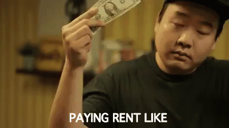Man Holding Dollar Bill GIF