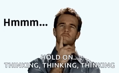 Man Holding Finger To Chin Thinking GIF