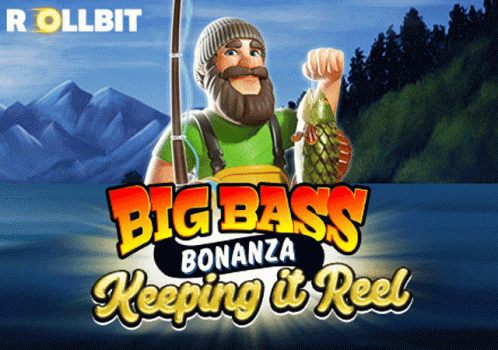 Man Holding Fish Big Bass Bonanza Keeping It Reel
