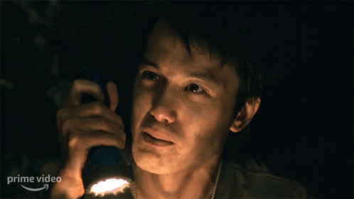 Man Holding Flashlight Prime Video