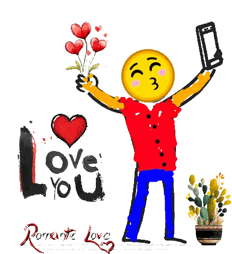 Man Holding Flowers Taking Photo