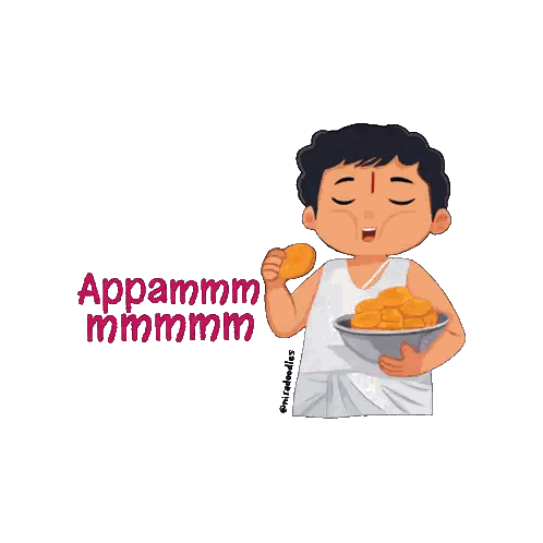 Man Holding Food Bowl Appam