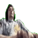 Man Holding Food