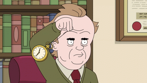 Man Holding Forehead With Pocket Watch