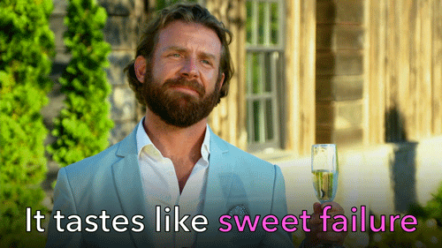 Man Holding Glass Of Wine Sweet Failure GIF