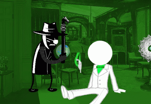 Man Holding Gun And Globe GIF