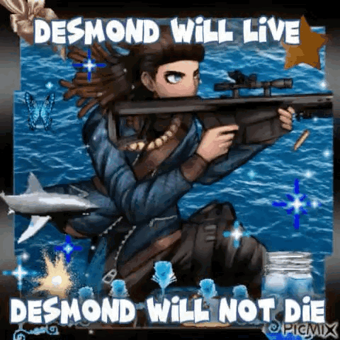 Man Holding Gun Desmond Will Live