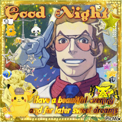 Man Holding Gun Good Night