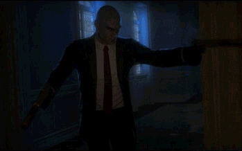 Man Holding Gun Kitchen Hitman Has Returned