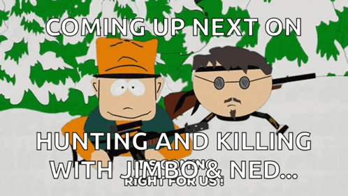 Man Holding Gun Next Hunting Killing Jimboy Ned GIF