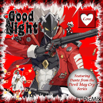 Man Holding Gun Saying Good Night GIF