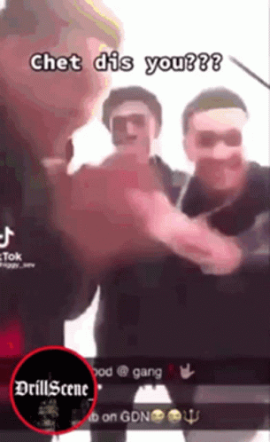 Man Holding Gun Says Chet Dis You