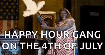 Man Holding Gun With Flames GIF