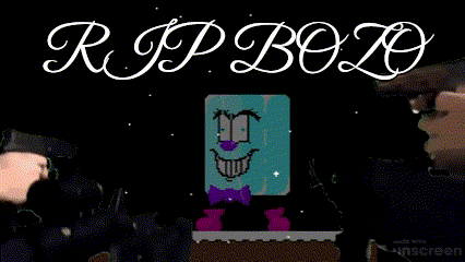 Man Holding Gun With Rip Box GIF