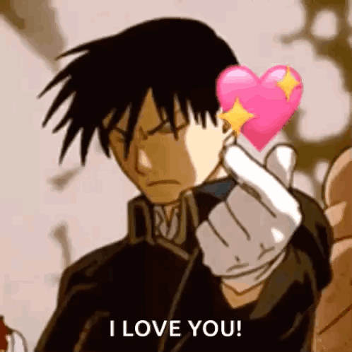 Man Holding Heart and Making Finger Heart